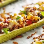 Пълнени тиквички с кайма и кашкавал