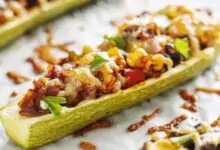 Пълнени тиквички с кайма и кашкавал