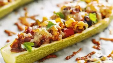 Пълнени тиквички с кайма и кашкавал