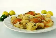 Яхния с тиквички и джанки