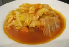 супа с прясно зеле