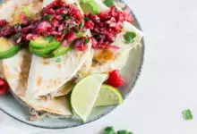 такос с малини