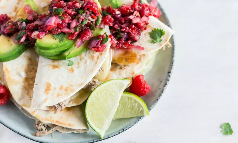 такос с малини