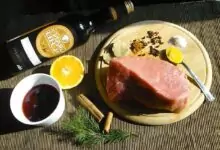 Телешко със сироп от малини