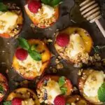 Праскови на грил с маскарпоне