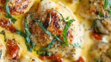 Пилешко със сос "Изненада"