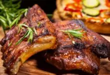 Свински ребра с диня