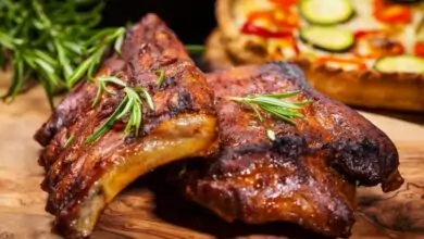 Свински ребра с диня