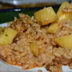 Картофи с ориз или булгур