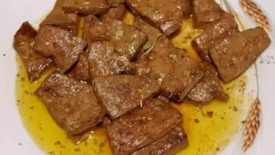 печен свински черен дроб