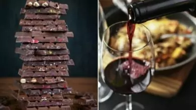 Зимен десерт с червено вино