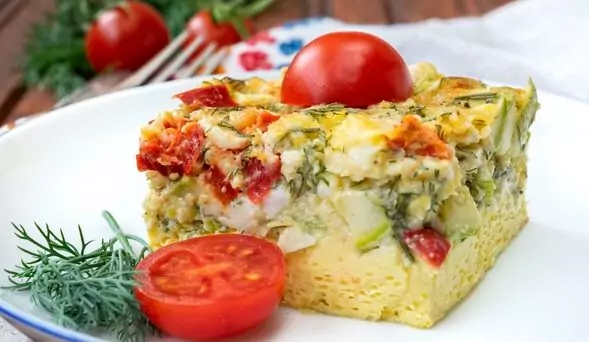 Запеканка с тиквички