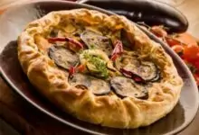 Киш с патладжан и домати