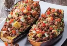 Патладжани пълнени с месо