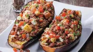 Патладжани пълнени с месо