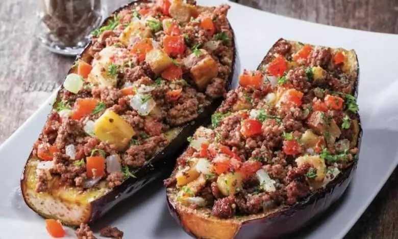 Патладжани пълнени с месо