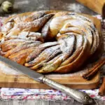 Козуначен венец с шоколад