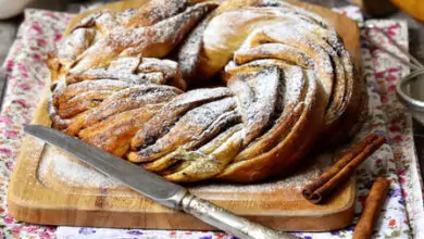 Козуначен венец с шоколад