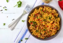 свиснко с булгур