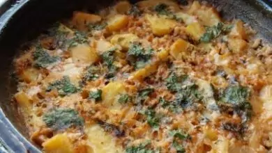 картофи и ориз в гърне