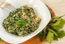 коприва с киноа