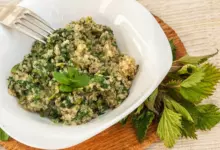 коприва с киноа
