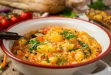 шарена постна яхния