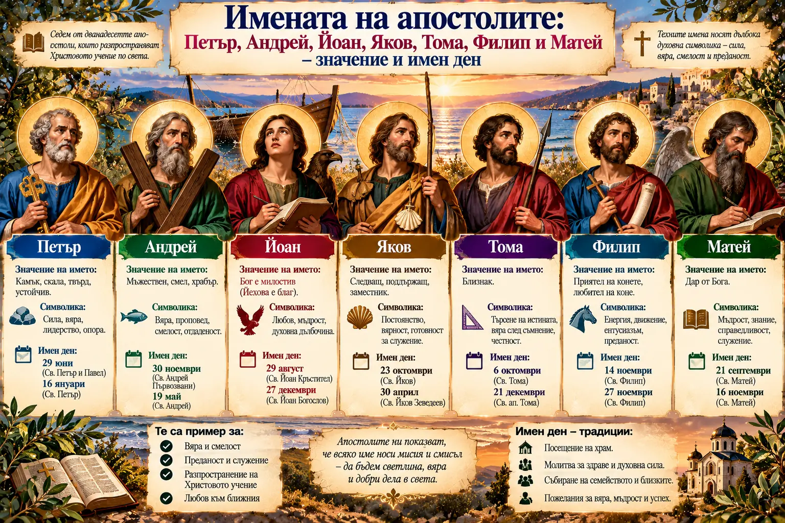 Имената на апостолите