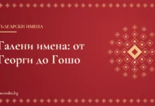 Заглавна карта: Галени имена: от Георги до Гошо