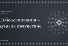 Съболезнования – думи за съчувствие и подкрепа