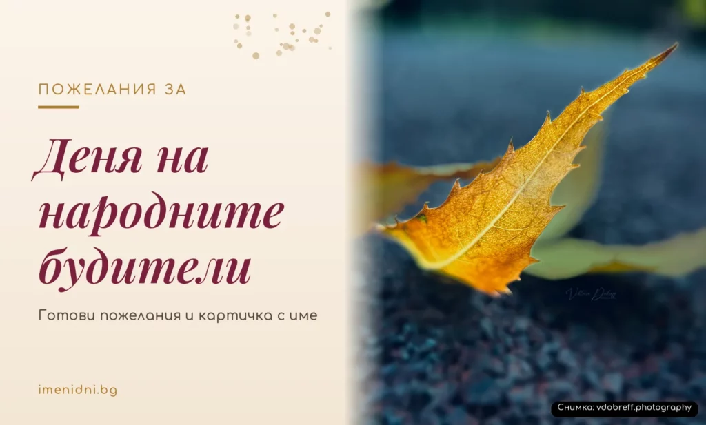 Пожелания за Деня на народните будители