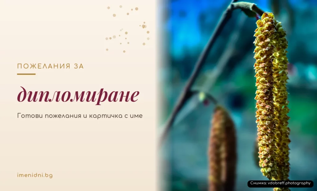 Пожелания за дипломиране