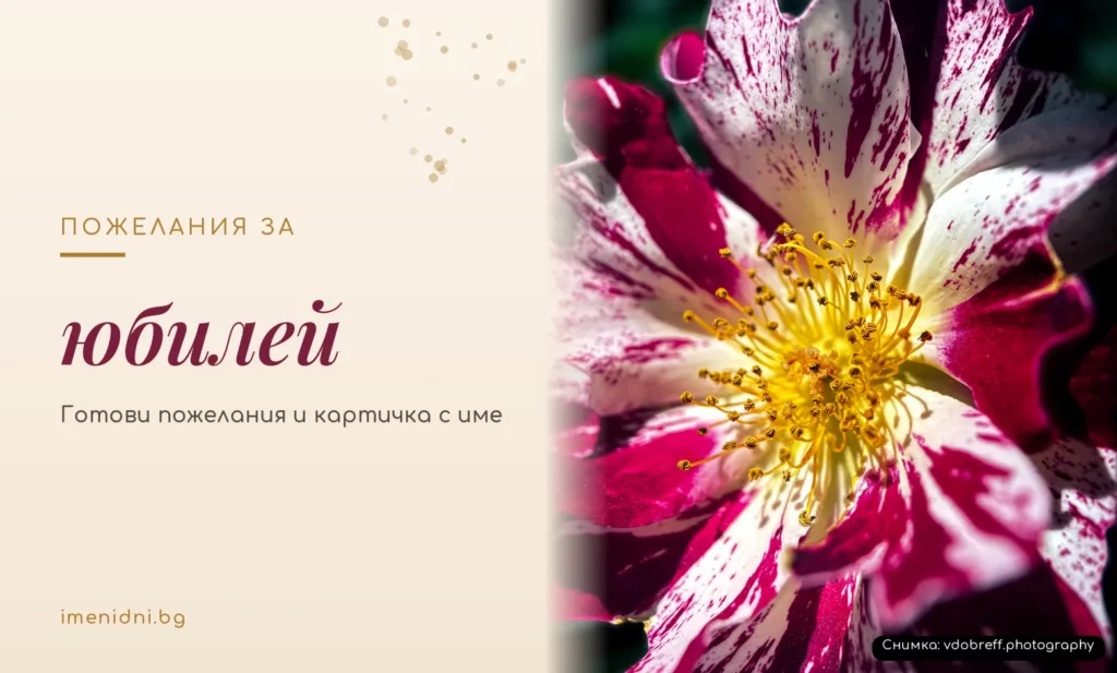 Пожелания за юбилей