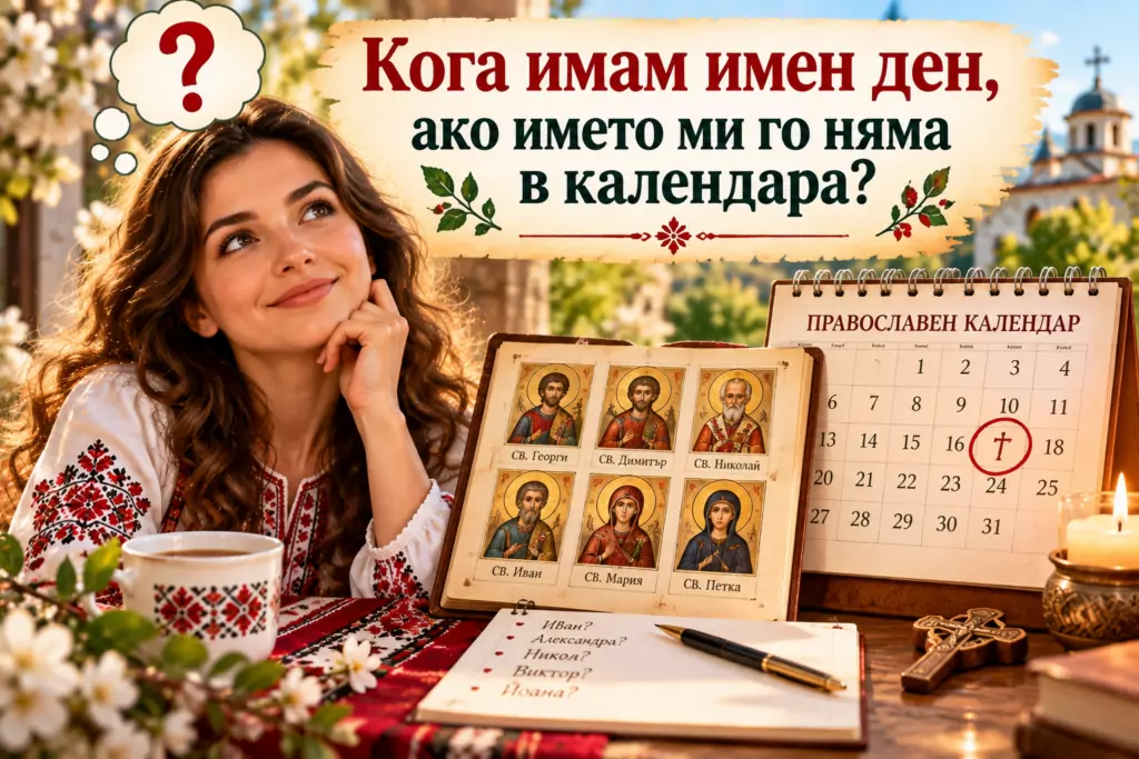 Кога имам имен ден, ако името ми го няма в календара